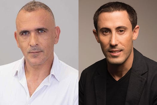 מימין: עמית דדוש, ראש יחידת BIT, צילום: אור דנון. נדב אמסלם, מנכ״ל גולן טלקום, צילום: גדי אהד-שני